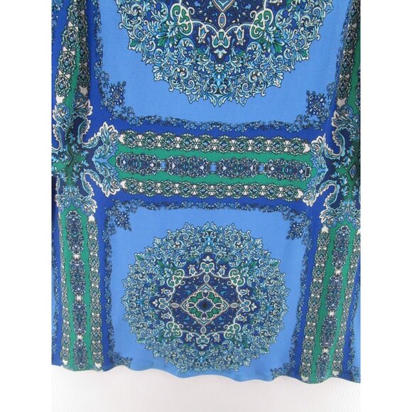 Laundry by Shelli Segal Dress Large Tunic Shift Baroque Floral Lined - Picture 4 of 12